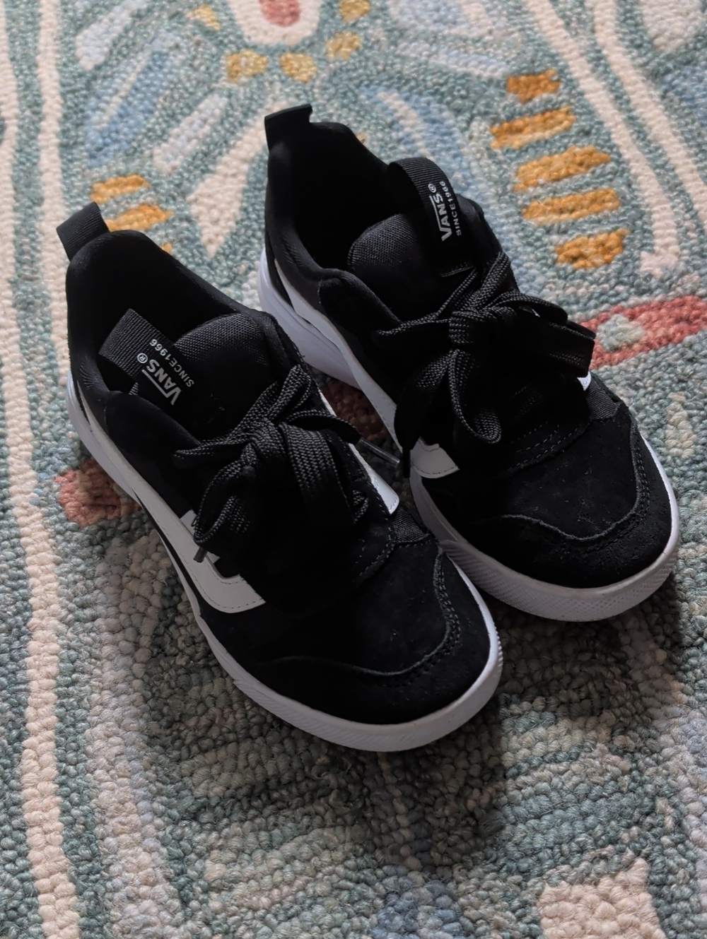 Vans Black and White Low-Top Sneakers Brand New!